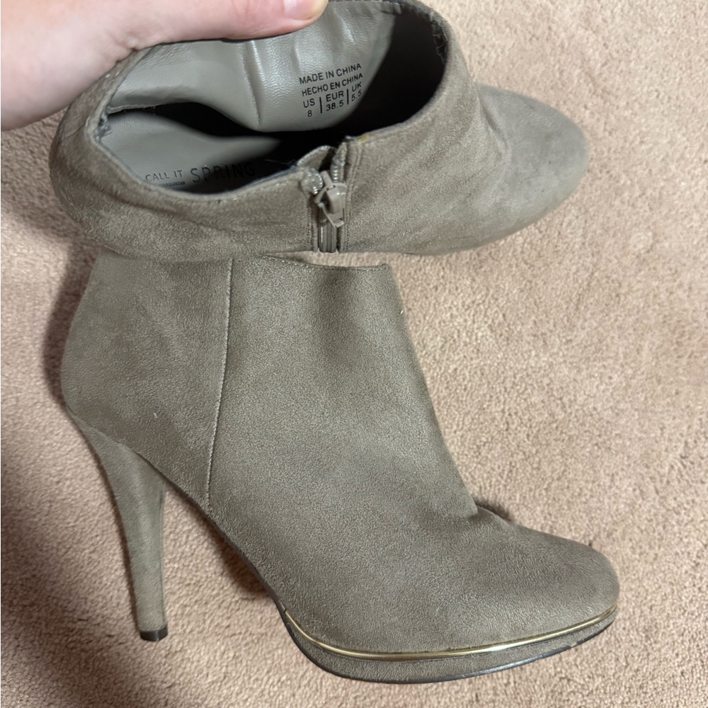 Boot Heels Suede